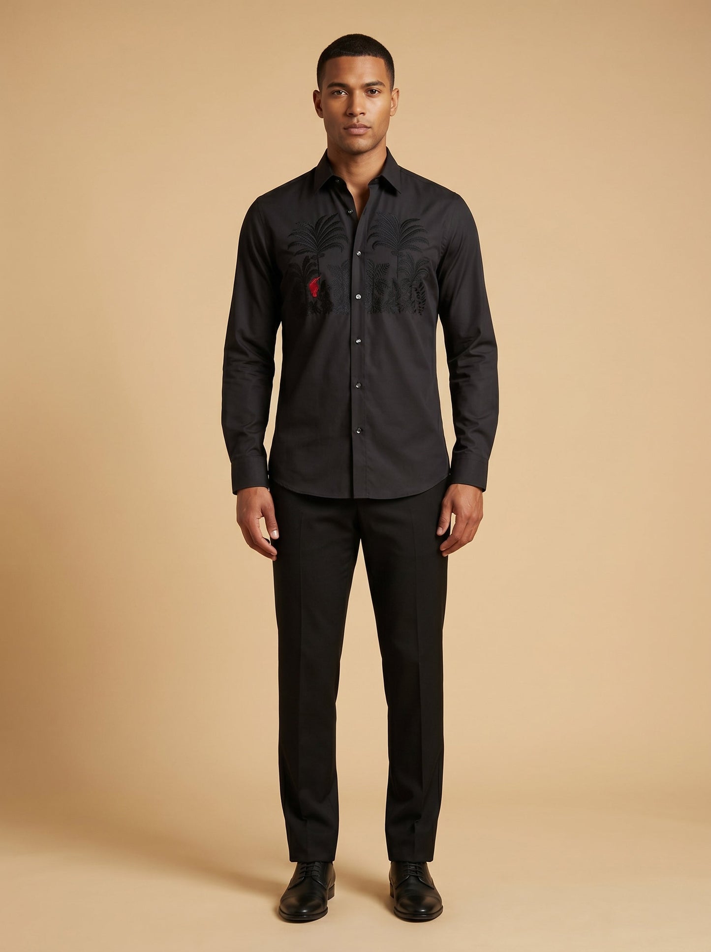 Dark Navy Check Shirt