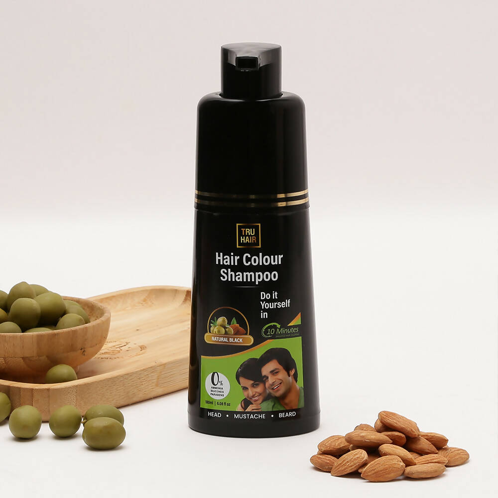 Tru Hair & Skin Black Colour Shampoo