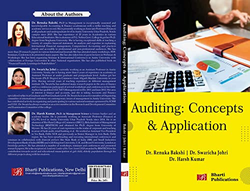 Auditing : Concepts & Application