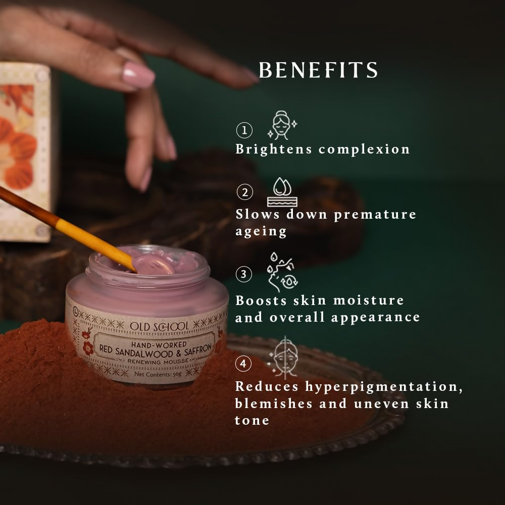 Old School Rituals Red Sandalwood & Saffron Age-Defying Face Moisturiser