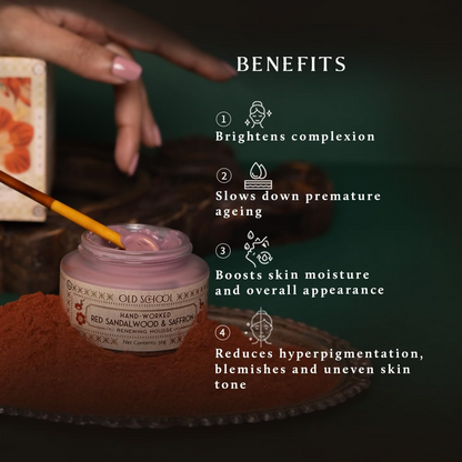 Old School Rituals Red Sandalwood & Saffron Age-Defying Face Moisturiser