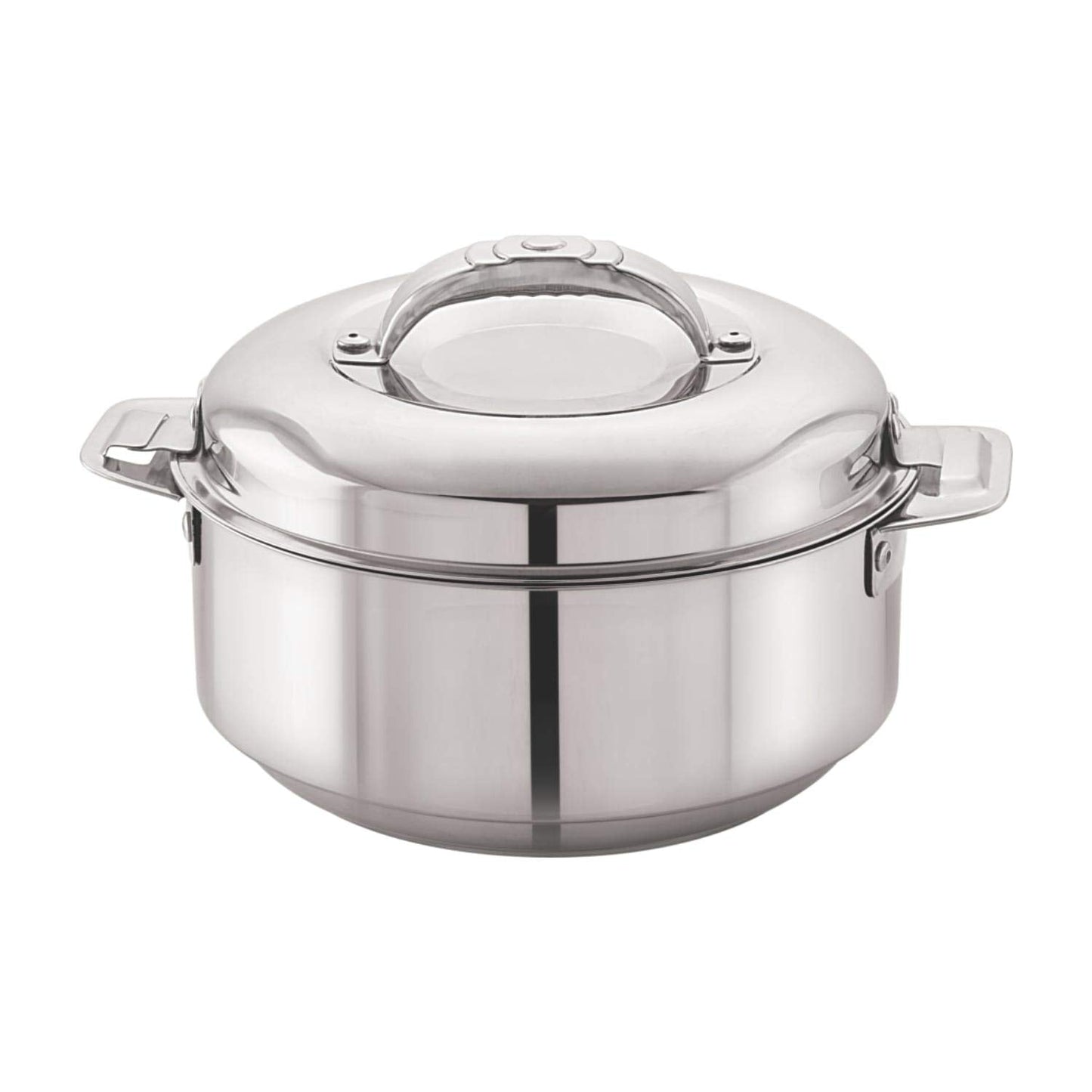 CELLO Maxima Insulated Casserole Hot Pot For Kitchen 1350ml, Silver