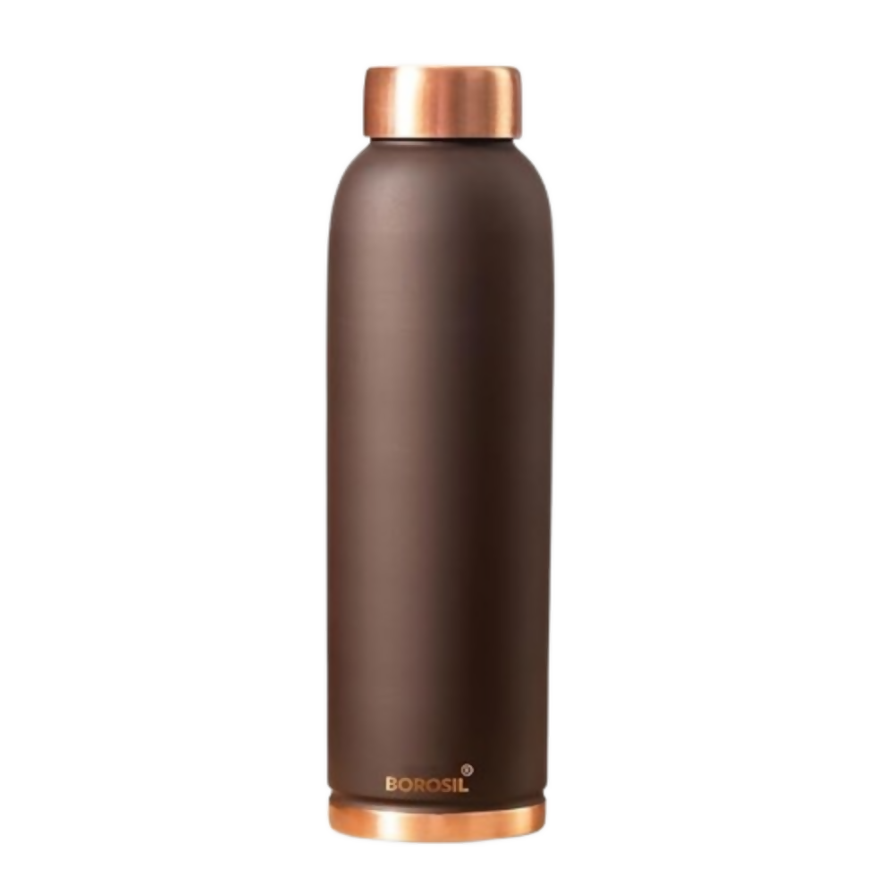 Borosil Colour Copper bottle - Brown