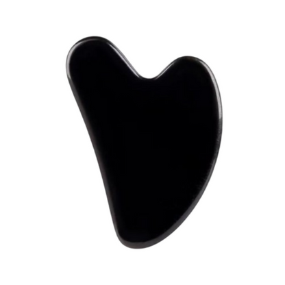 Bronson Professional Black Obsidian Gua Sha Face Massage Tool