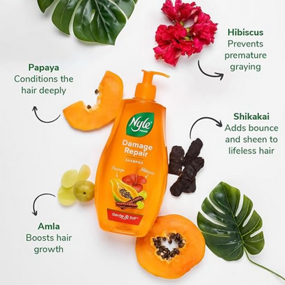 Nyle Naturals Damage Repair Anti Hairfall Shampoo