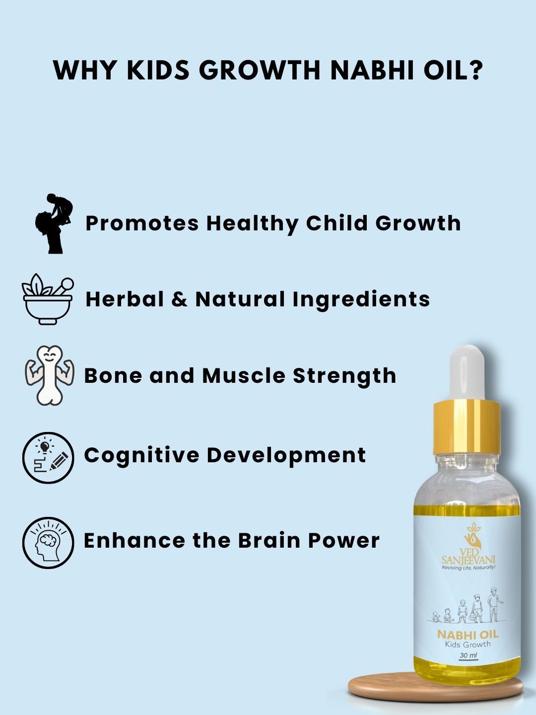Ved Sanjeevani Kids Nabhi Oil
