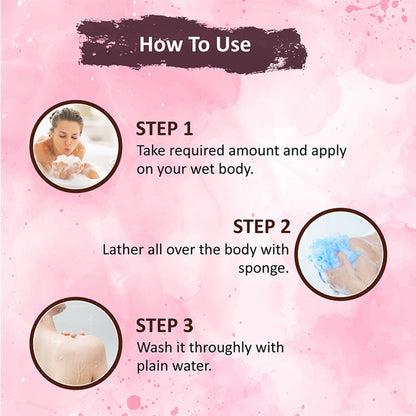 Omeo Bubble Gum Body Wash - Gentle Cleansing, Soft Nourshing Body Wash