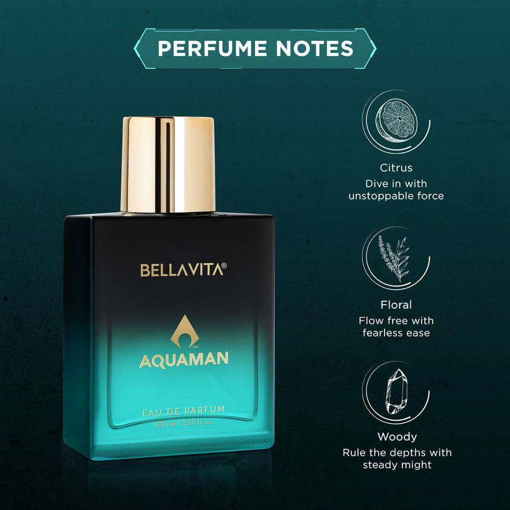 Bella Vita Organic Aquaman Long Lasting Eau De Parfume
