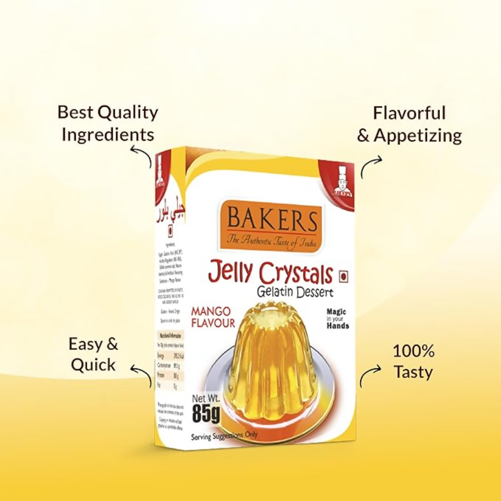BAKERS Jelly Crystals (Gelatin Dessert) - Mango