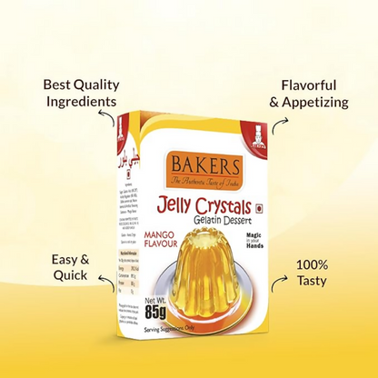 BAKERS Jelly Crystals (Gelatin Dessert) - Mango