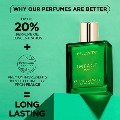 Bella Vita Impact Eau De Cologne Spray Perfume for Men