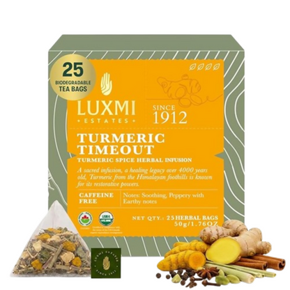 Luxmi Estates Turmeric Time-Out Herbal Loose Infusion