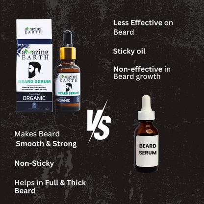 Amazing Earth Certified Organic Beard Serum