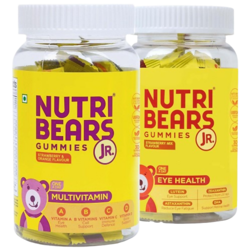 NutriBears Kids Multivitamin and Eye Health Combo