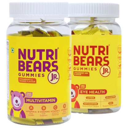 NutriBears Kids Multivitamin and Eye Health Combo