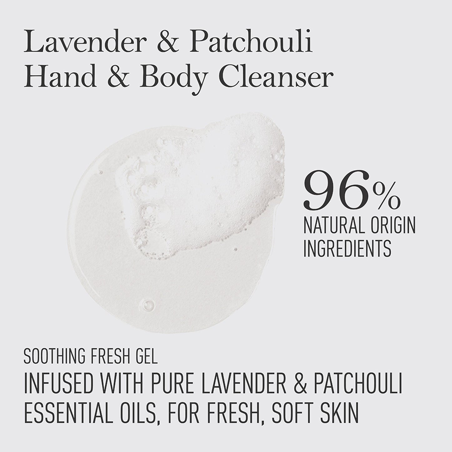 Kama Ayurveda Lavender & Patchouli Calming & Refreshing with Paraben Free Body Cleanser