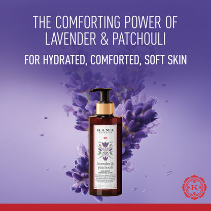 Kama Ayurveda Lavender & Patchouli Soothing & Hydrating with Paraben Free Hand And Body Lotion