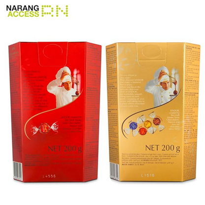 Lindt Lindor Milk Chocolate Box And Lindor Assorted Chocolate Box