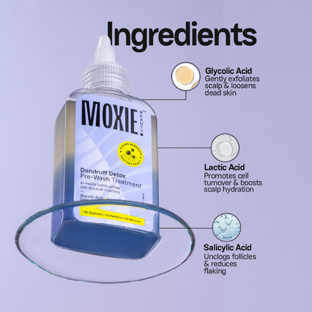 Moxie Beauty Dandruff Detox Pre-Wash Treatment