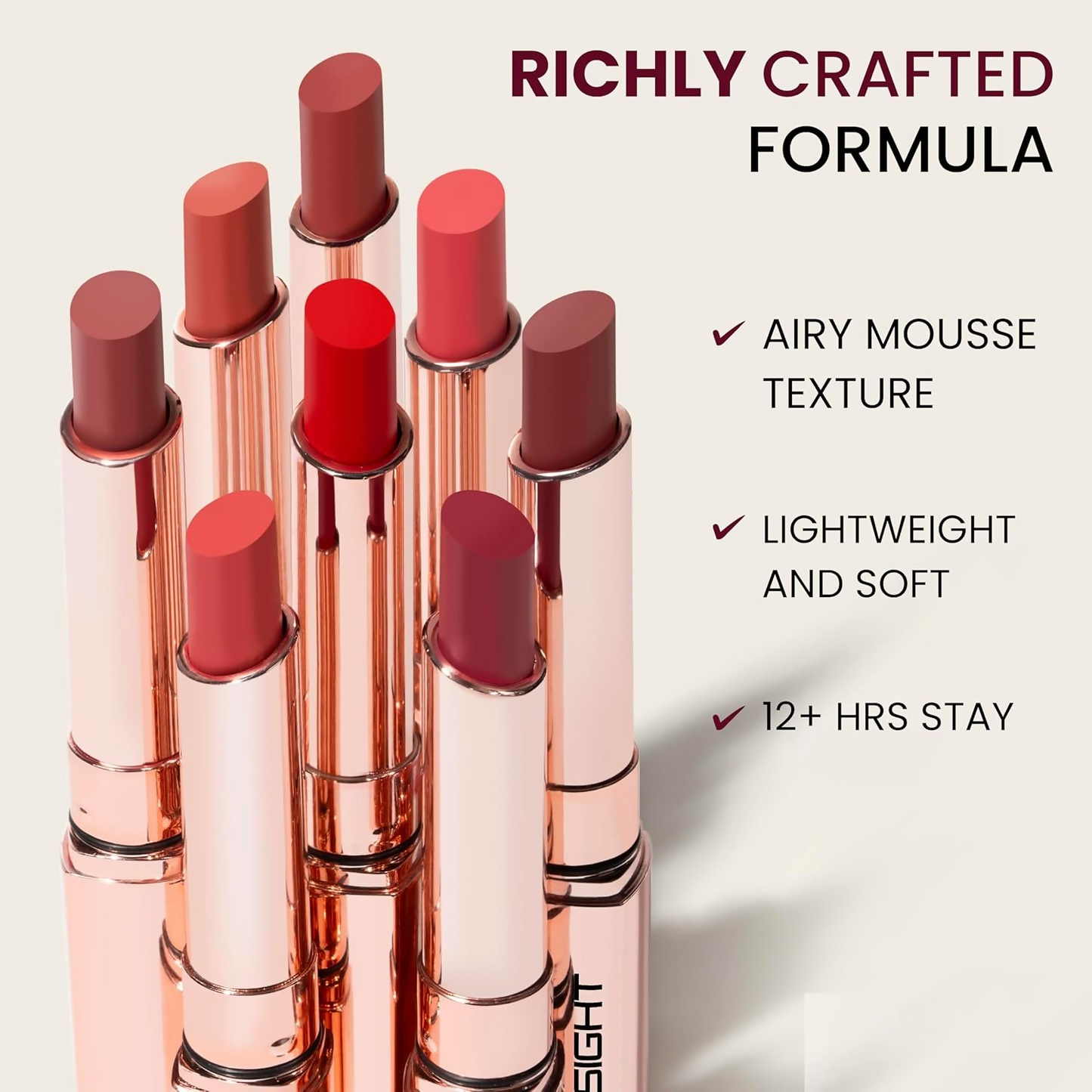 Insight Mousse Matte Lipstick - Rum Cake