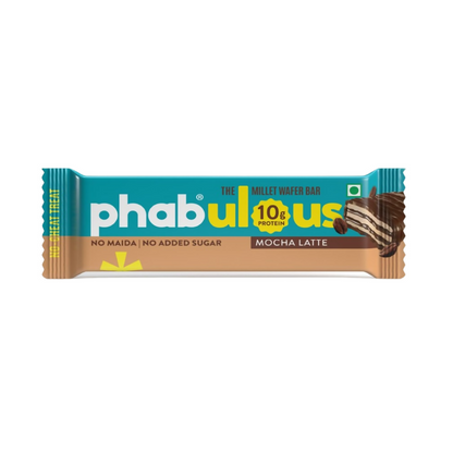 Phab Millet Wafers - Mocha Latte Protein Wafer Chocolate
