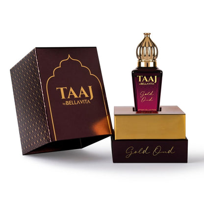 Taaj by Bella Vita Gold OUD Attar
