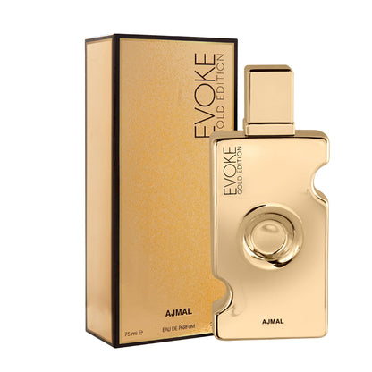 Ajmal India Evoke Gold Edition Eau De Parfum for Women - Floral Woody Musky Long-Lasting Perfume