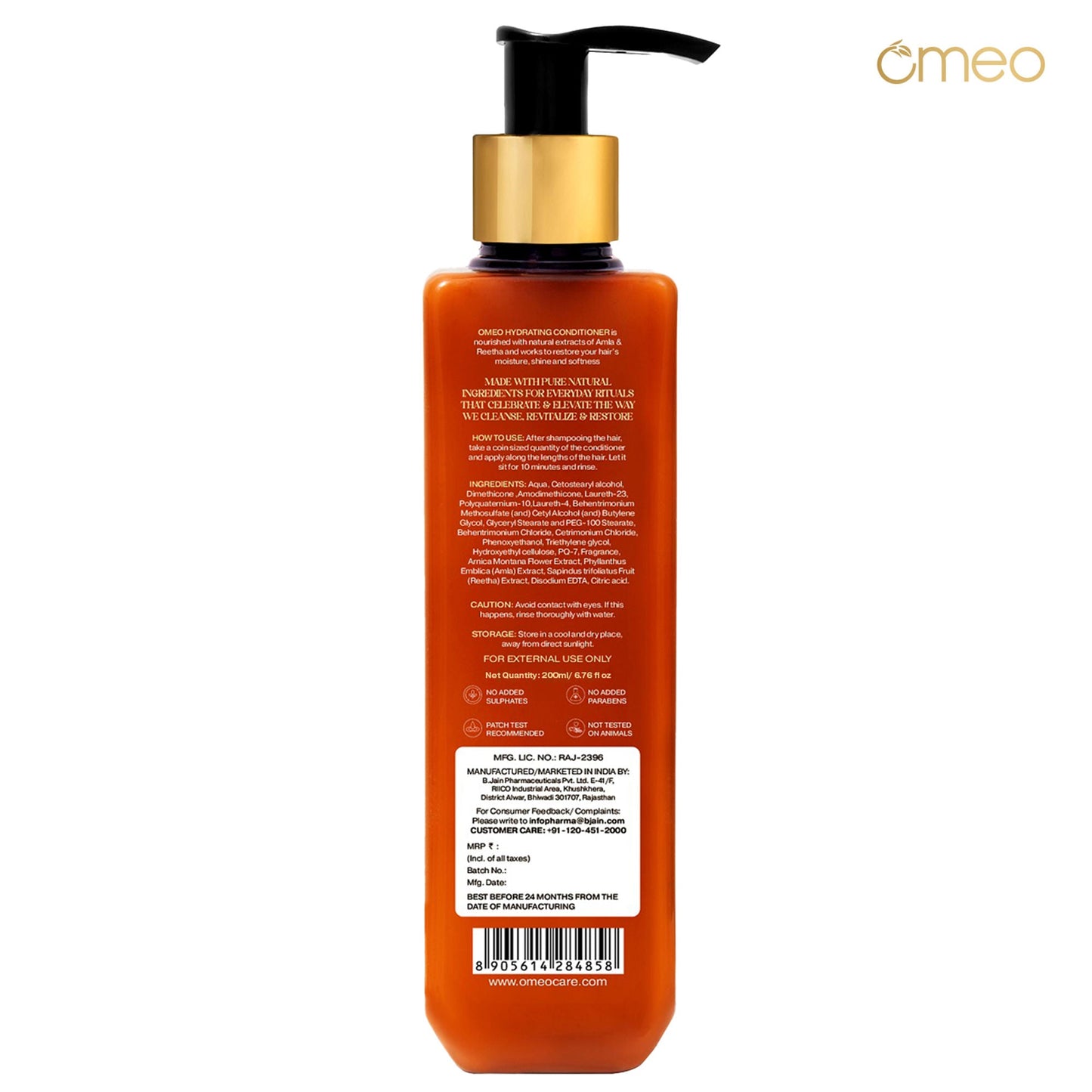 Omeo Hydrating Conditioner with Amla & Reetha