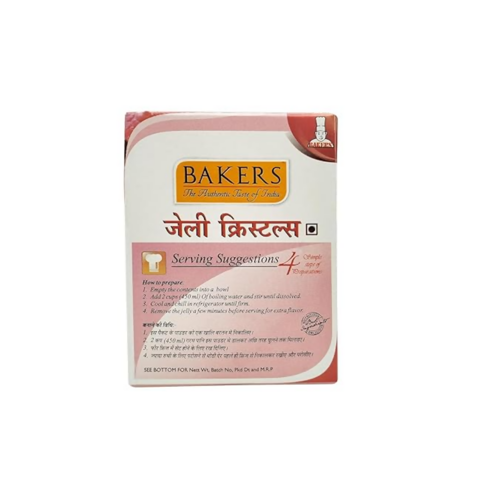 BAKERS Jelly Crystals (Gelatin Dessert) - Raspberry
