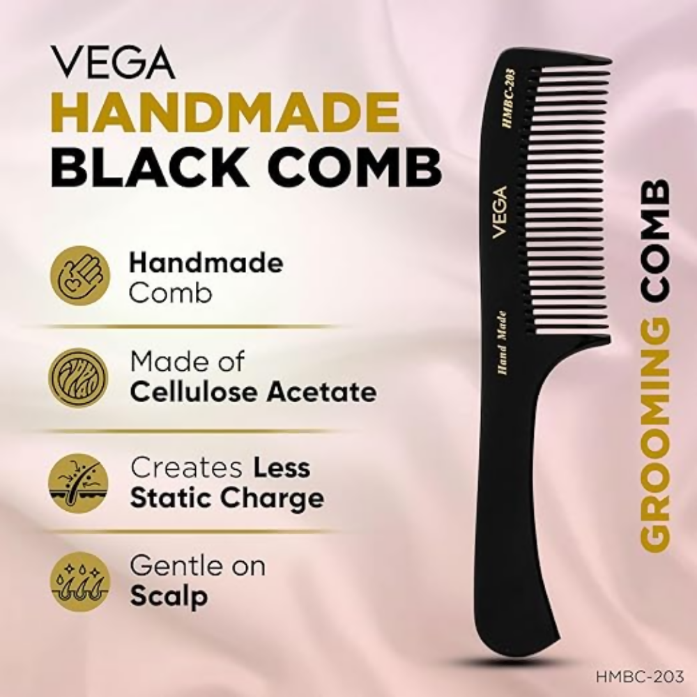 Vega Handcrafted General Grooming Hair Comb
