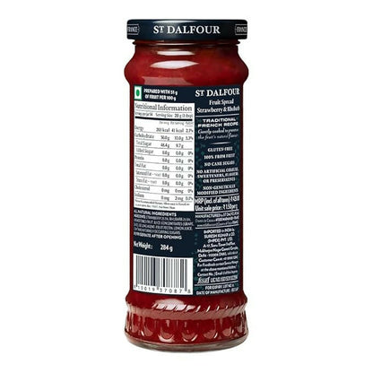 ST. DALFOUR Strawberry & Rhubarb Fruit Spread