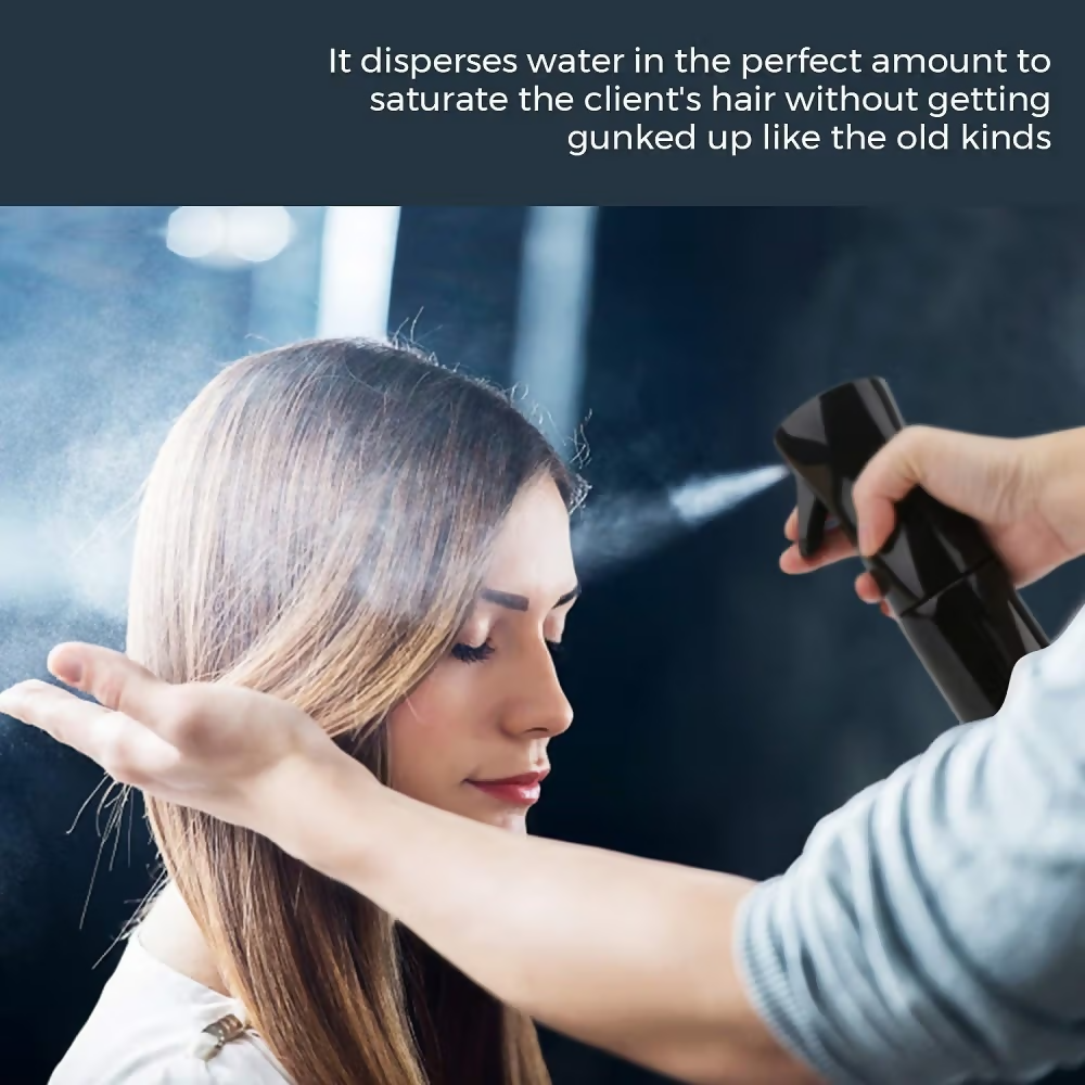 Bronson Professional Hair Spray Bottle Refillable Continuous Ultra Fine Water Mist