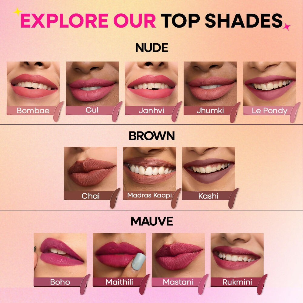 Nykaa Matte To Last ! Transferproof Liquid Lipstick - Bombae -01