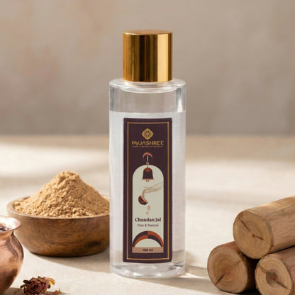 Pujashree Chandan Jal Natural Sandalwood Water Face Toner