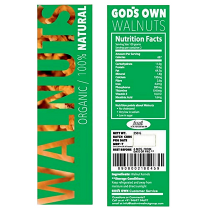 Go Kashmiri Extra Light Broken Walnut Kernels Without Shells