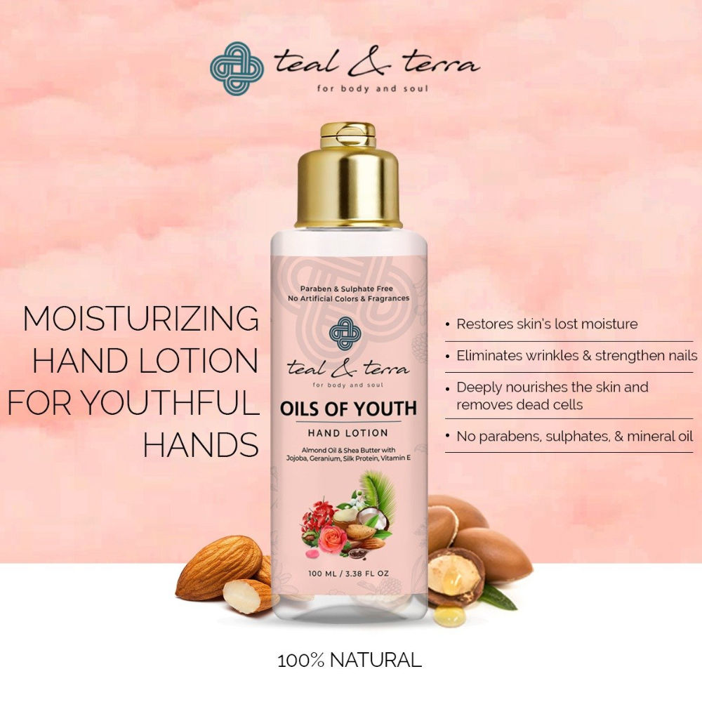 Teal & Terra Hand Lotion with Almond Oil & Shea Butter