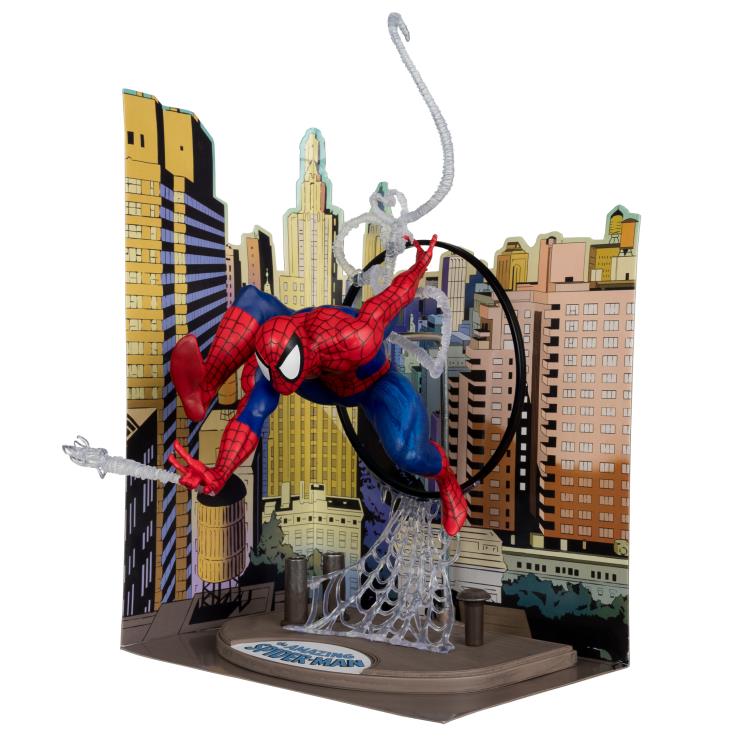 Mcfarlane Marvel: The Amazing Spider-Man #301 - Spider-Man 1:6 Scale Posed Figure with Scene