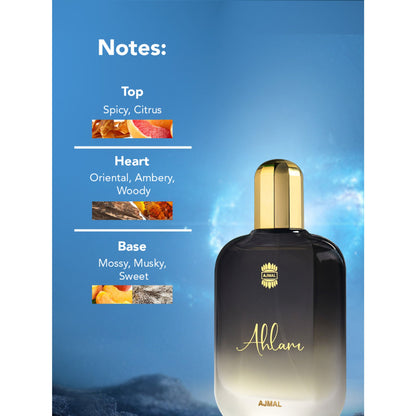 Ajmal India Ahlam Eau De Parfum For Men