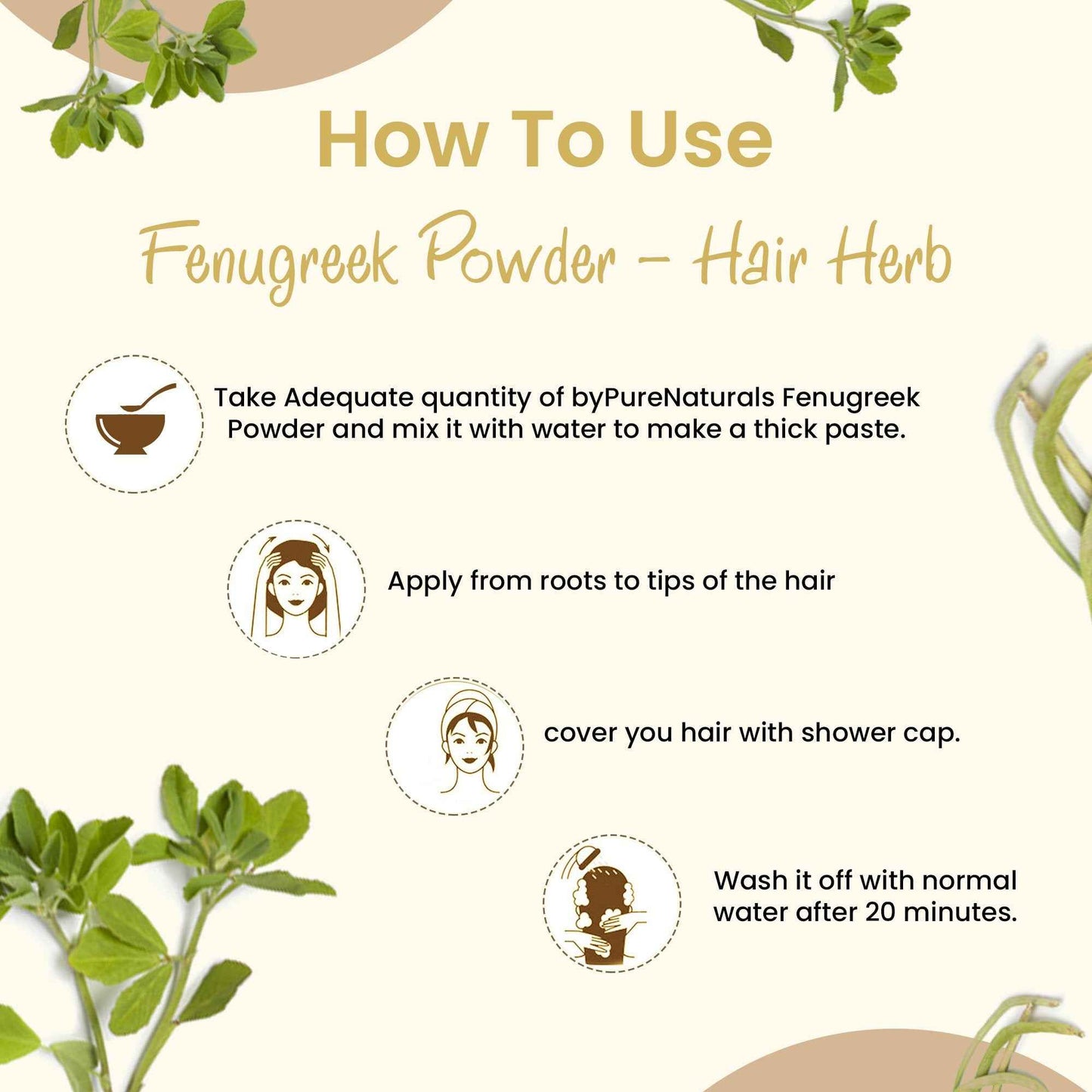 byPureNaturals Organic Fenugreek Powder