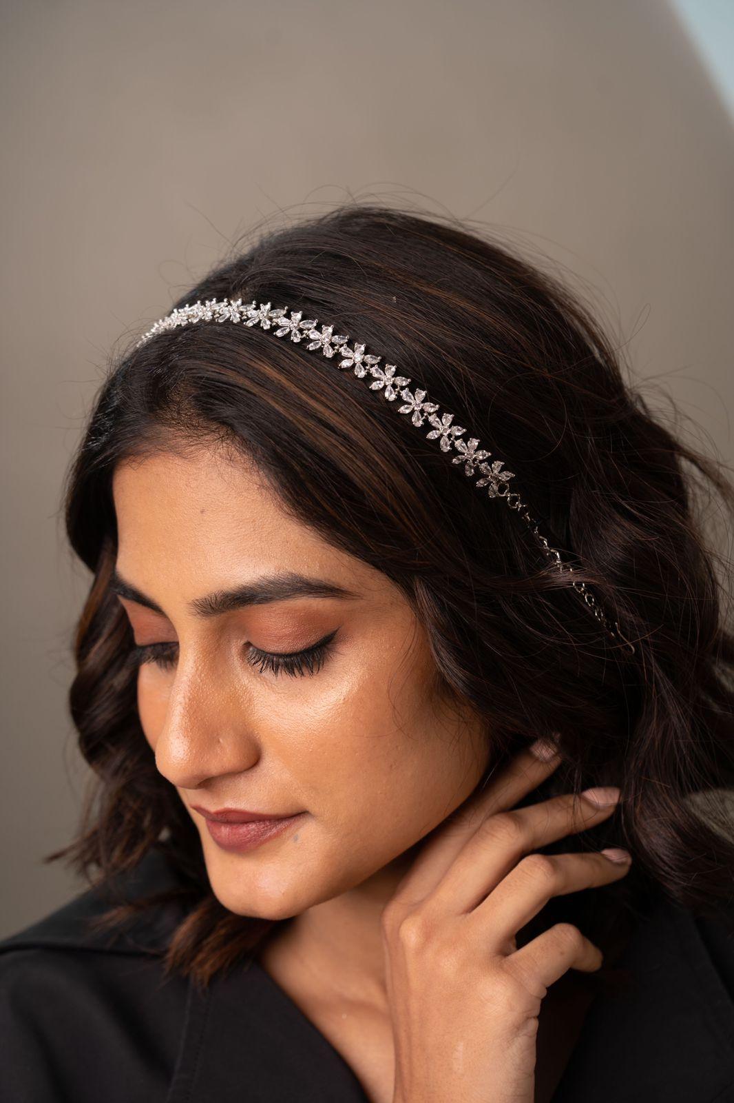Flower Girl Diamond Sheeshband | HairBand