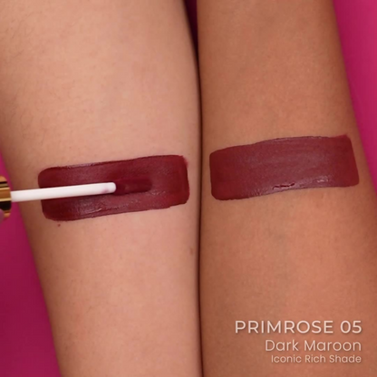 Parul Garg Beauty Silk Matte Liquid Lipstick, Long Lasting & Transfer-Proof - Primrose, Deep Maroon