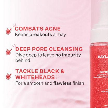 Bayla Skin Watermelove 1% Salicylic Acid Anti-Acne Foaming Face Wash