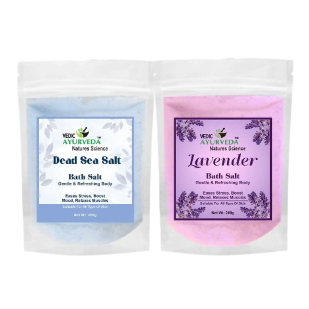 VedicAyurveda Dead Sea Salt and Lavender Bath Salt