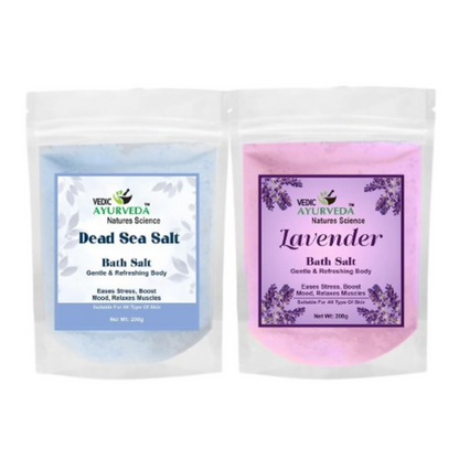 VedicAyurveda Dead Sea Salt and Lavender Bath Salt