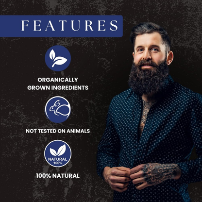 Amazing Earth Certified Organic Beard Growth Oil