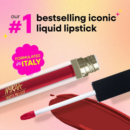 Nykaa Matte To Last ! Transferproof Liquid Lipstick - Maharani -02