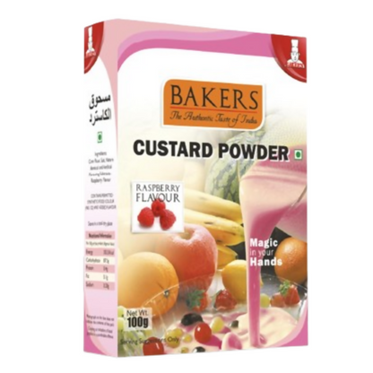 BAKERS Raspberry Flavored Custard Powder