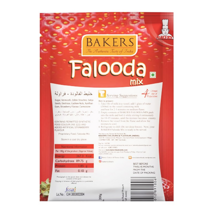 BAKERS Strawberry Flavored Falooda Mix