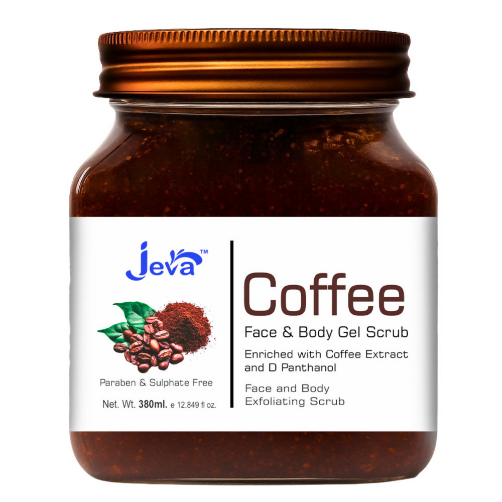 Jeva Coffee Face & Body Exfoliating Gel Scrub
