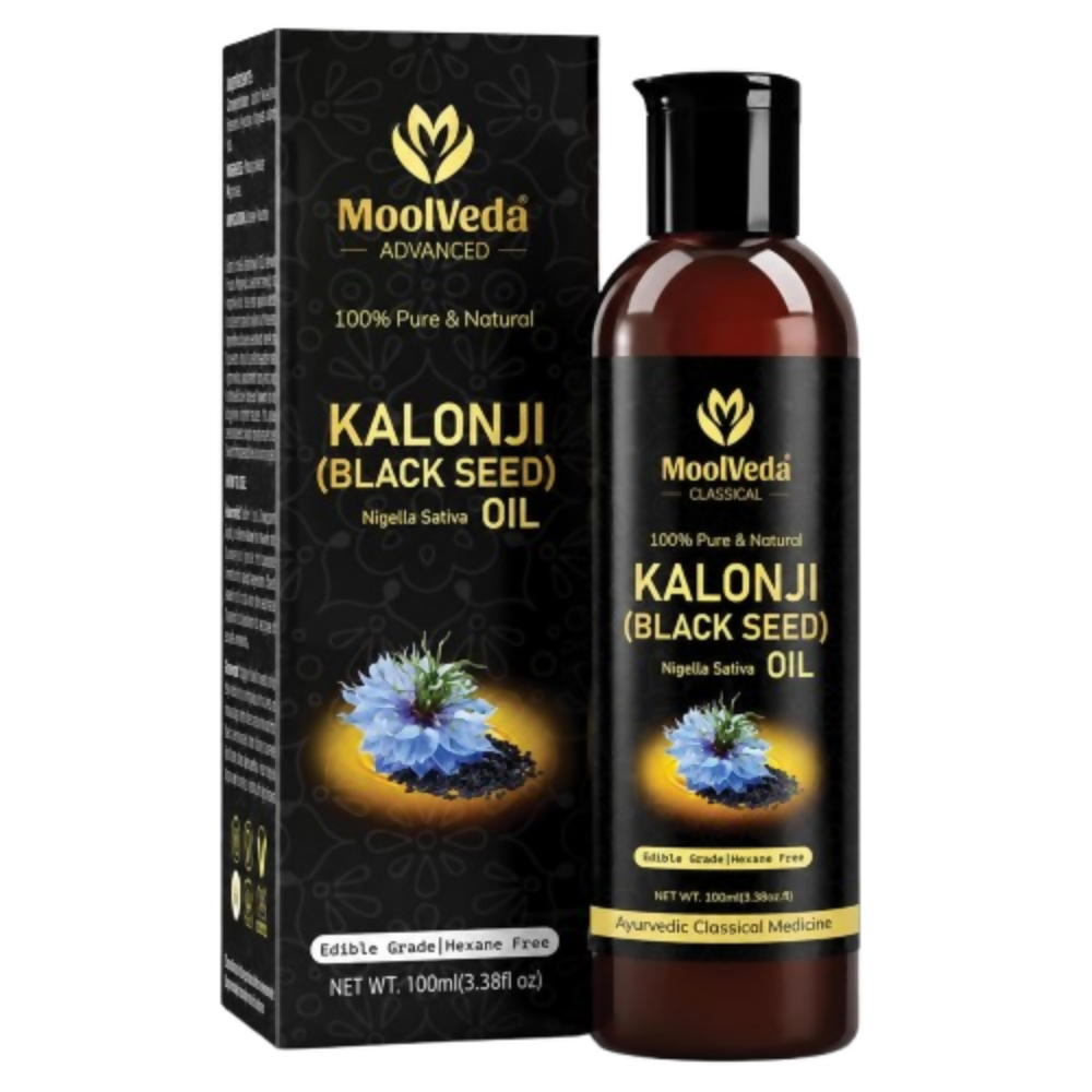 Moolveda Premium Cold Pressed Kalonji Oil - Black